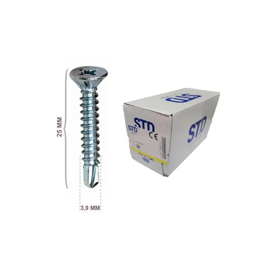 STD YHB Matkap Uçlu Akıllı Vida 3.9x25 1750