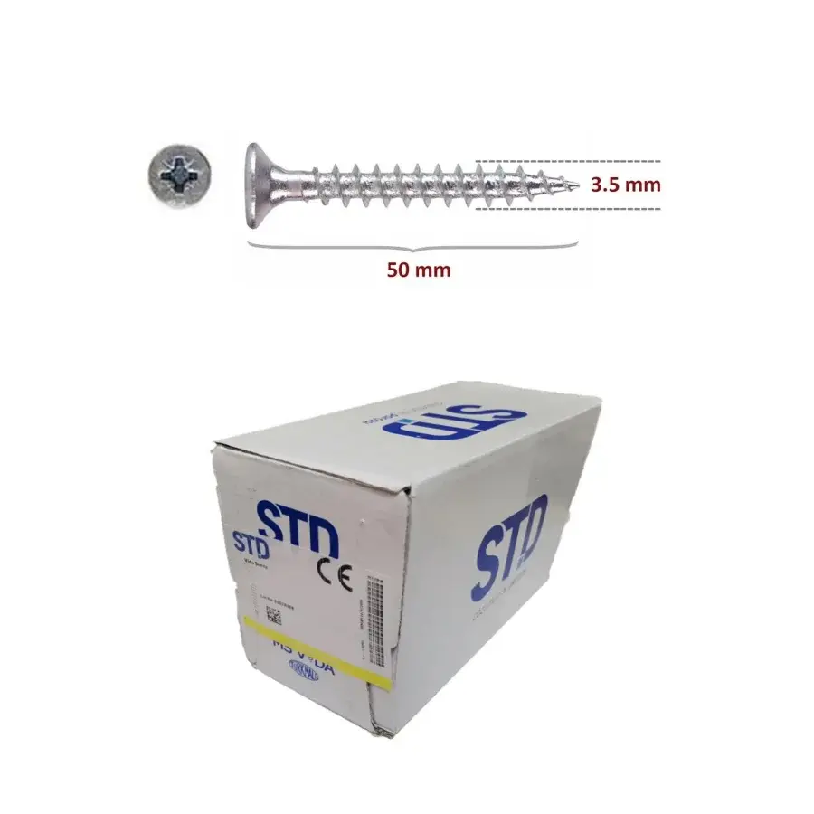 STD Ağaç ve Sunta Vidası 3.5x50  500 ADET