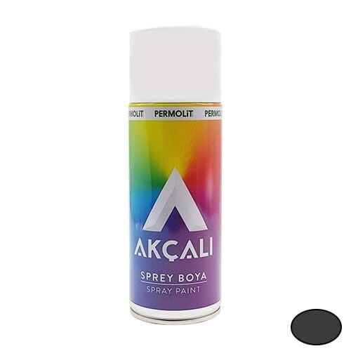 AKÇALI 326 PARLAK SİYAH SPREY BOYA 400 ML